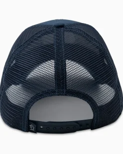 Southern Tide Alabama Patch Performance Trucker Hat Seven Seas Blue Hot