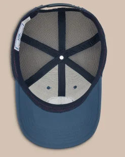 Southern Tide Alabama Patch Performance Trucker Hat Seven Seas Blue Hot