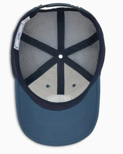 Southern Tide Alabama Patch Performance Trucker Hat Seven Seas Blue Hot