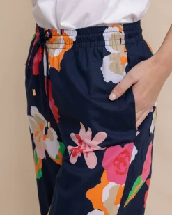 Southern Tide Alain Garden Splendor Pant Dress Blue Hot