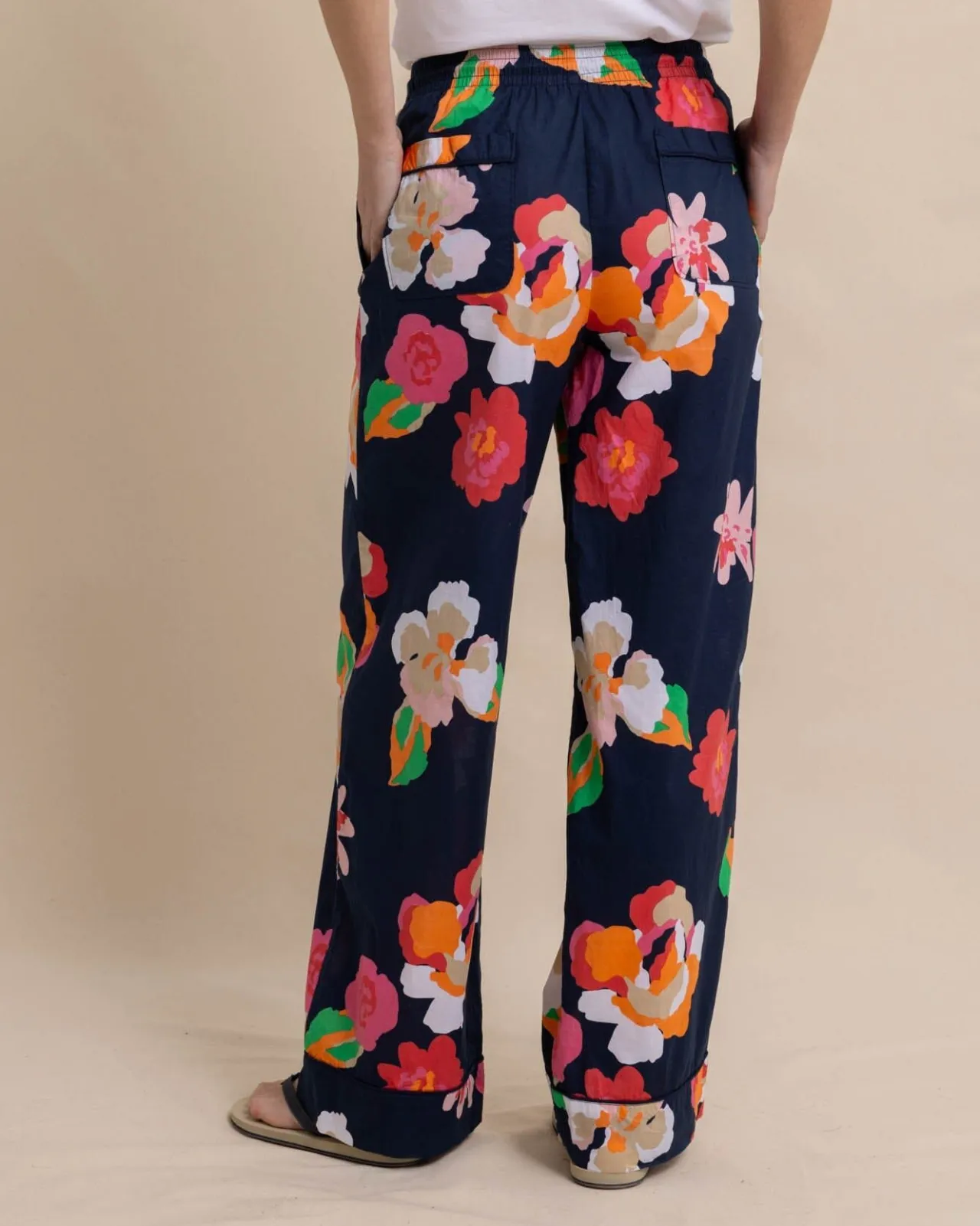 Southern Tide Alain Garden Splendor Pant Dress Blue Hot