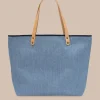 Southern Tide All Day Denim Tote Navy Sale