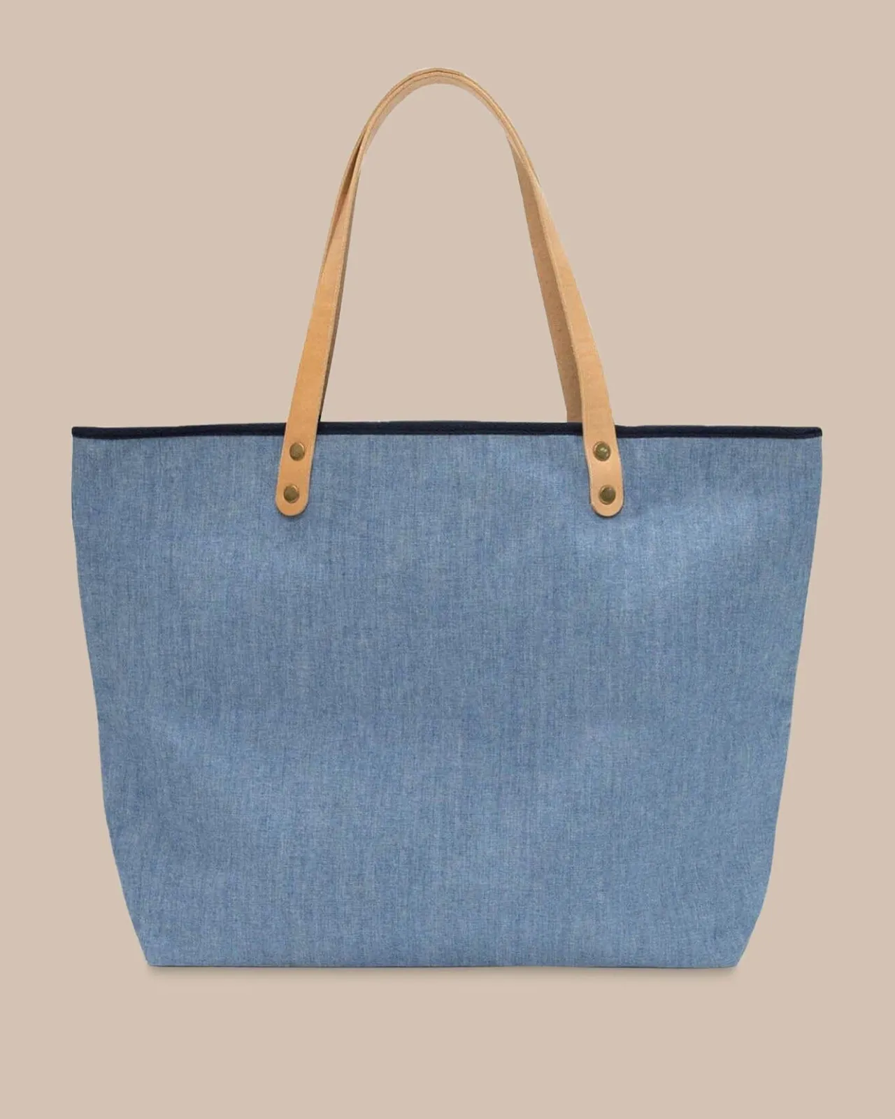 Southern Tide All Day Denim Tote Navy Outlet