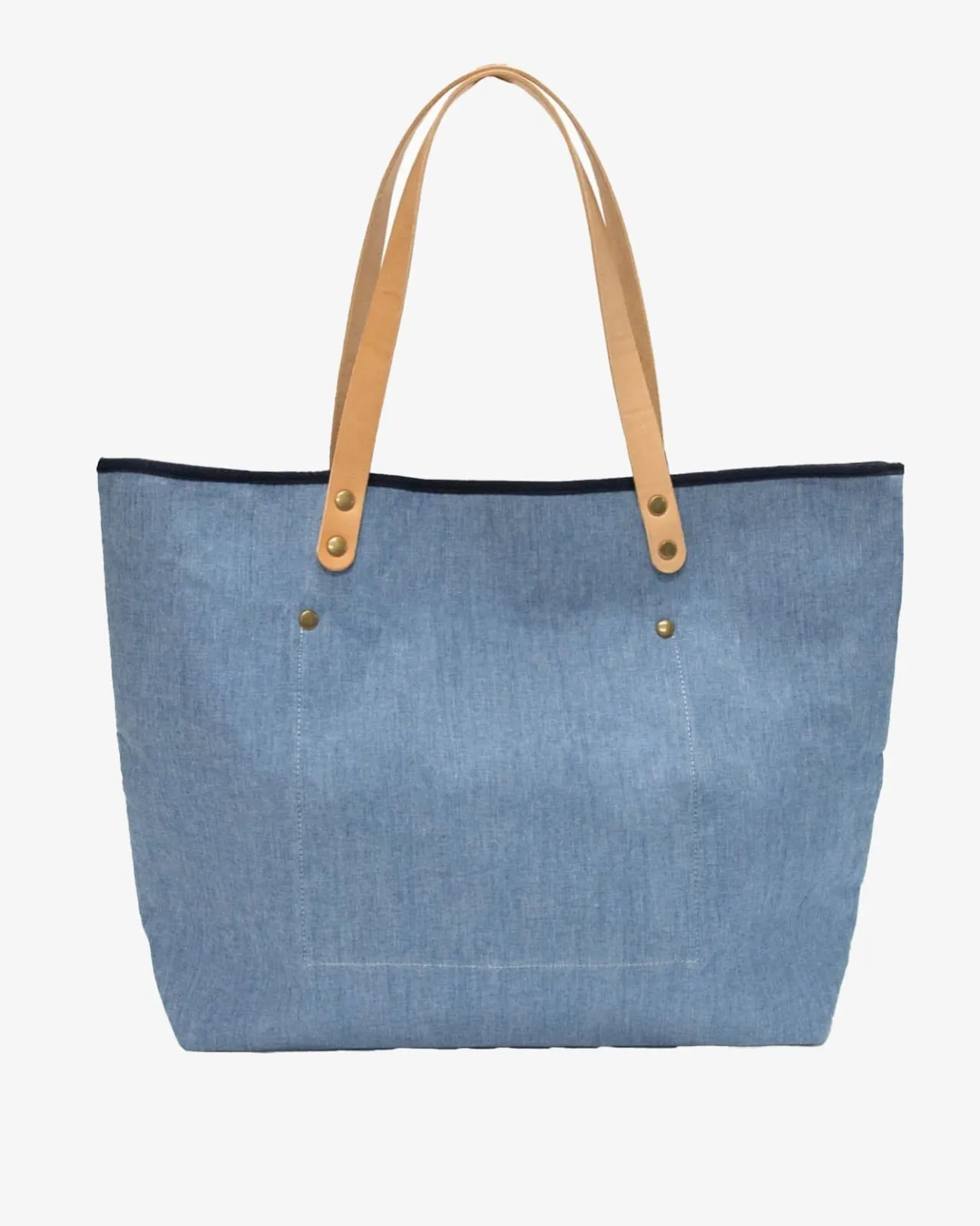 Southern Tide All Day Denim Tote Navy Outlet