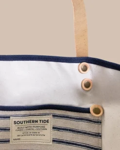Southern Tide All Day Denim Tote Navy Outlet