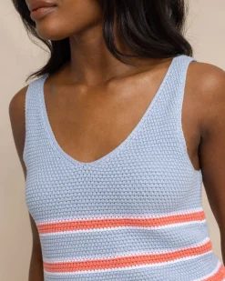Southern Tide Alli Striped Sweater Tank Cheap