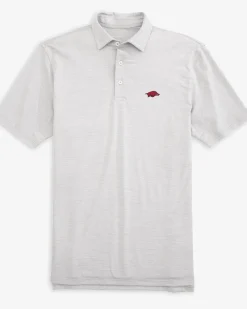 Southern Tide Arkansas Razorbacks Driver Spacedye Polo Shirt Best Sale