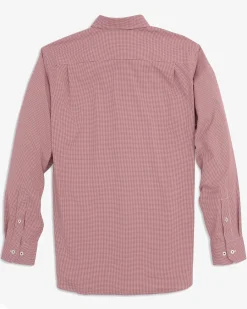 Southern Tide Arkansas Razorbacks Gingham Button Down Shirt Crimson Cheap