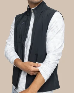 Southern Tide Bowline Performance Vest Caviar Black Online