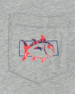 Southern Tide Boxy Skipjack Heather Short Sleeve T-Shirt Heather Grey Discount