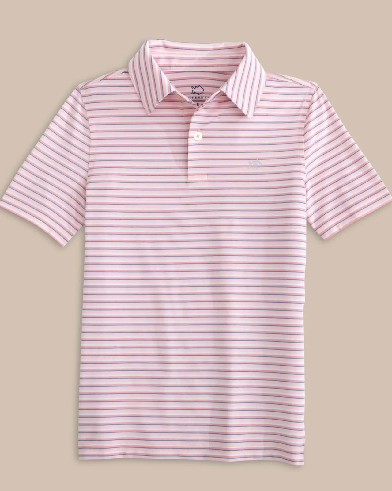 Southern Tide Boys Driver Carova Stripe Polo Shirt Hot
