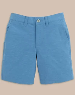 Southern Tide Boys Heathered T3 Gulf Short New