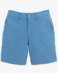Southern Tide Boys Heathered T3 Gulf Short New