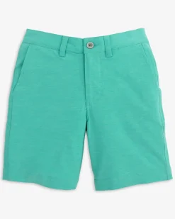 Southern Tide Boys Heathered T3 Gulf Short New
