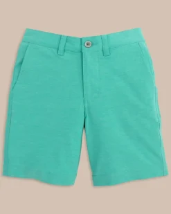 Southern Tide Boys Heathered T3 Gulf Short New