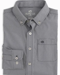 Southern Tide Boys Mini Gingham Intercoastal Button Down Shirt Sale