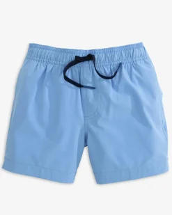 Southern Tide Boys Solid Swim Trunk 2.0 Hot