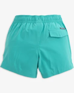 Southern Tide Boys Solid Swim Trunk 2.0 Hot