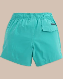 Southern Tide Boys Solid Swim Trunk 2.0 Hot