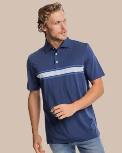 Southern Tide Brenton Chest Stripe Performance Polo Outlet