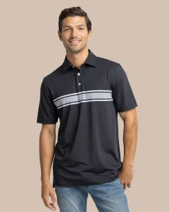 Southern Tide Brenton Chest Stripe Performance Polo Outlet