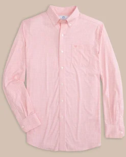 Southern Tide Brrr° Intercoastal Mcbee Check Long Sleeve Sport Shirt Fashion