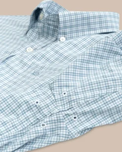 Southern Tide Brrr° Intercoastal Poinsett Plaid Long Sleeve Sport Shirt Discount