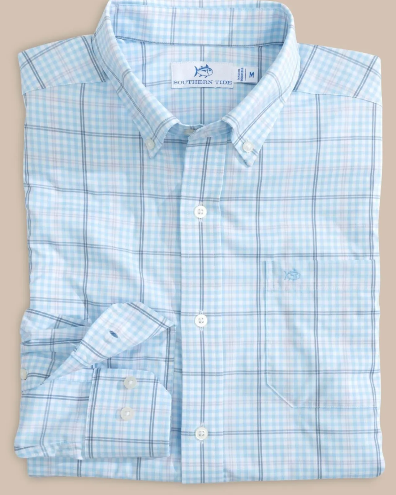 Southern Tide Brrr° Intercoastal Rainer Check Long Sleeve Sport Shirt Hot