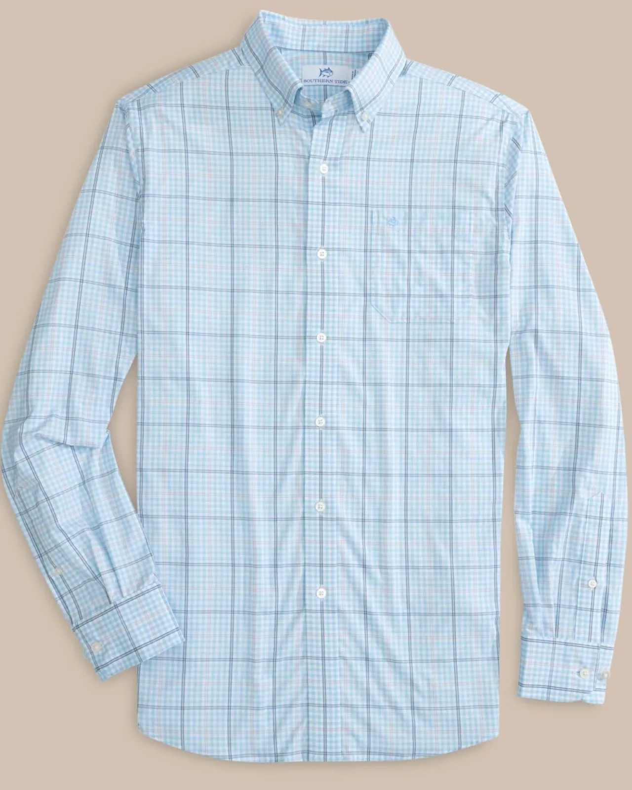 Southern Tide Brrr° Intercoastal Rainer Check Long Sleeve Sport Shirt Hot