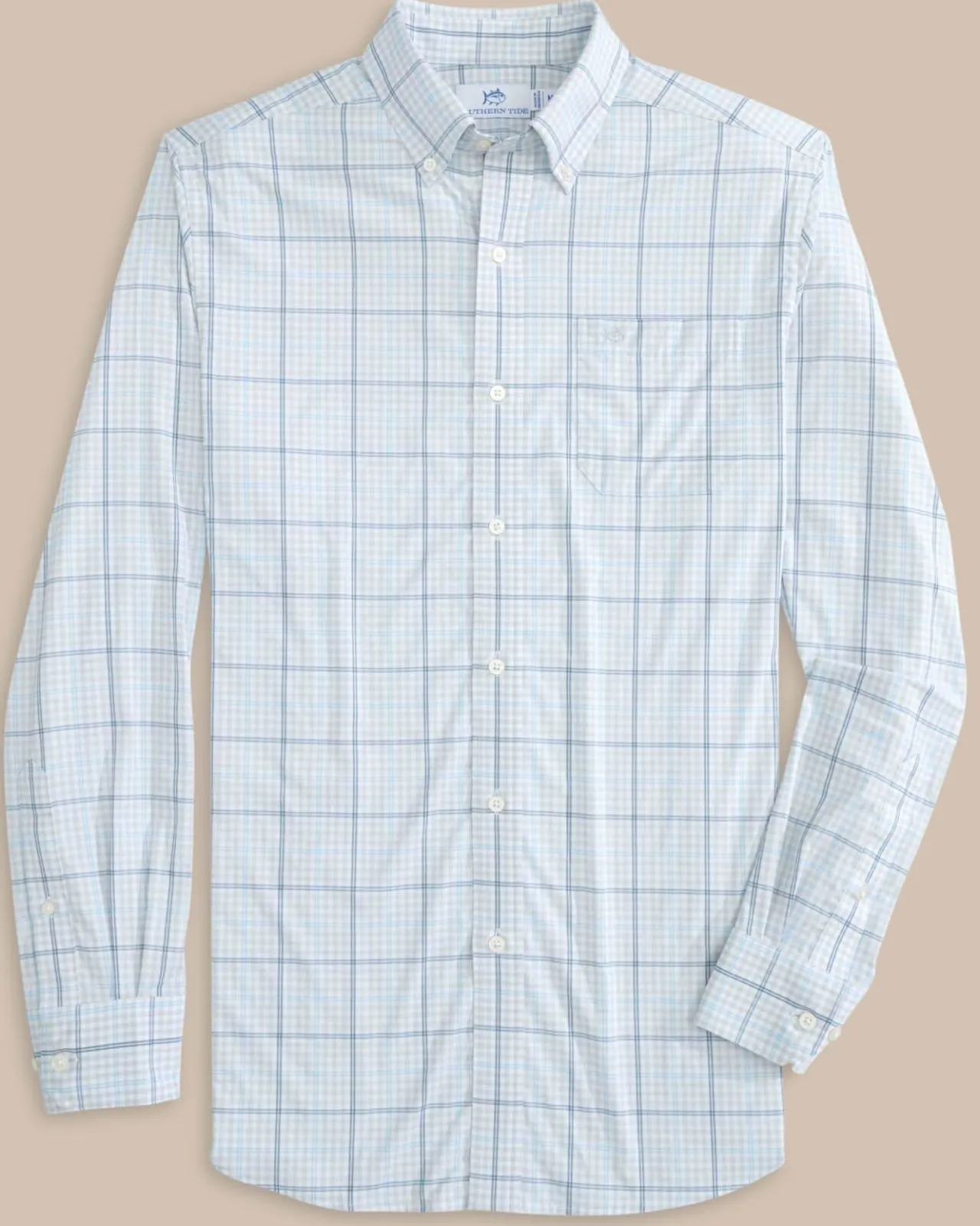 Southern Tide Brrr° Intercoastal Rainer Check Long Sleeve Sport Shirt Hot