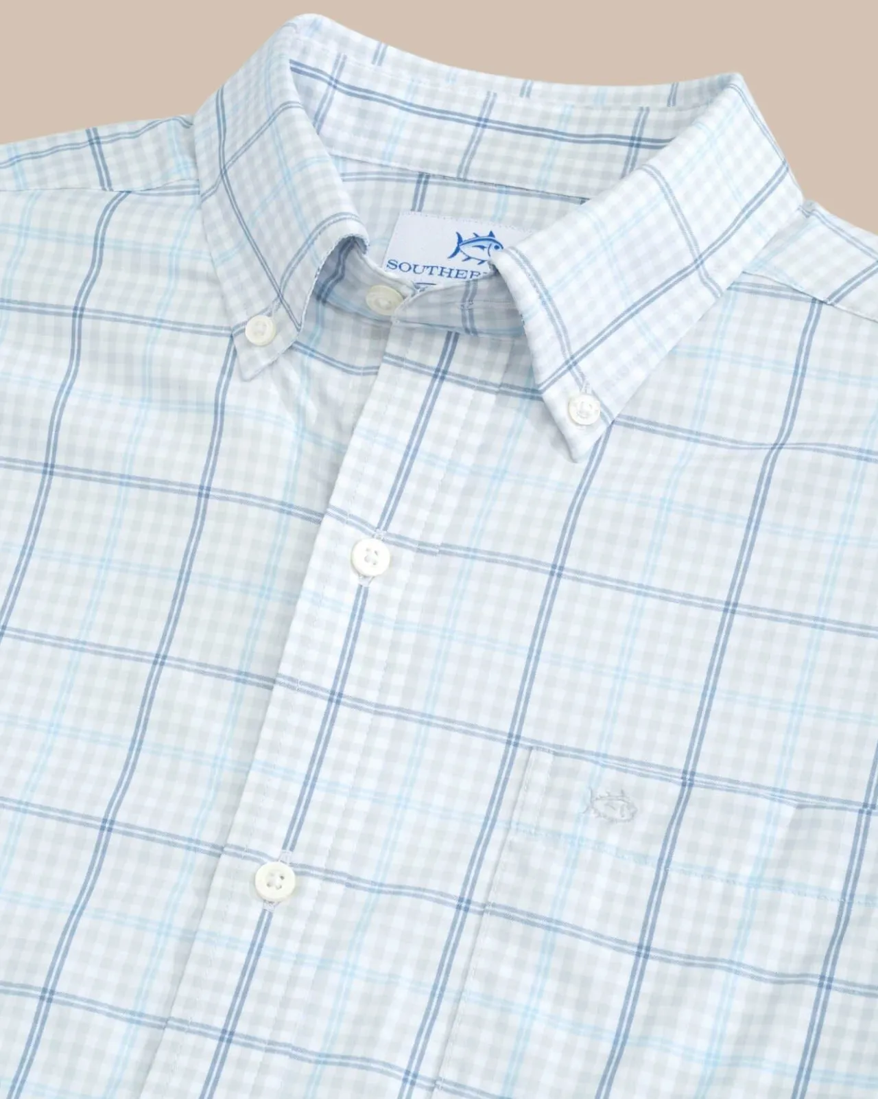 Southern Tide Brrr° Intercoastal Rainer Check Long Sleeve Sport Shirt Hot