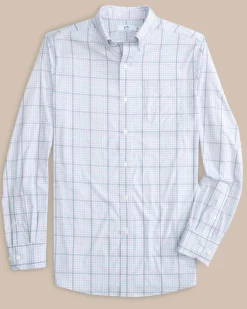Southern Tide Brrr° Intercoastal Rainer Check Long Sleeve Sport Shirt Hot