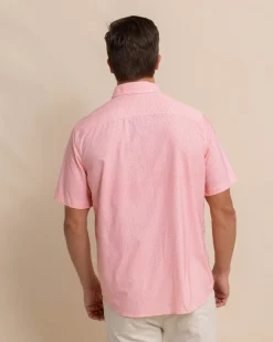 Southern Tide Brrr° Intercoastal What The Shell Short Sleeve Sport Shirt Conch Shell Online