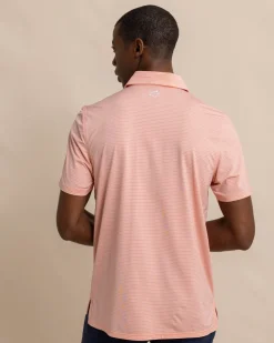 Southern Tide Brrr°-Eeze Baytop Stripe Performance Polo Discount