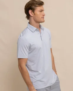 Southern Tide Brrr°-Eeze Baytop Stripe Performance Polo Discount