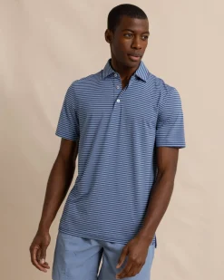 Southern Tide Brrr°-Eeze Beattie Stripe Performance Polo Store