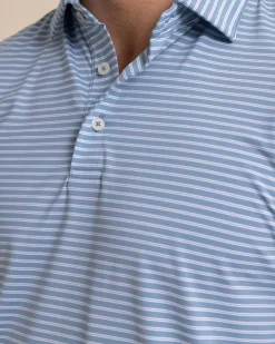 Southern Tide Brrr°-Eeze Beattie Stripe Performance Polo Store