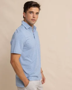 Southern Tide Brrr°-Eeze Beattie Stripe Performance Polo Store