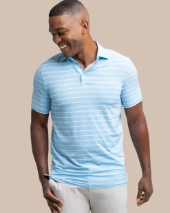Southern Tide Brrr°®Eeze Desmond Stripe Polo Hot