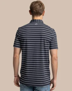 Southern Tide Brrr°®Eeze Desmond Stripe Polo Hot