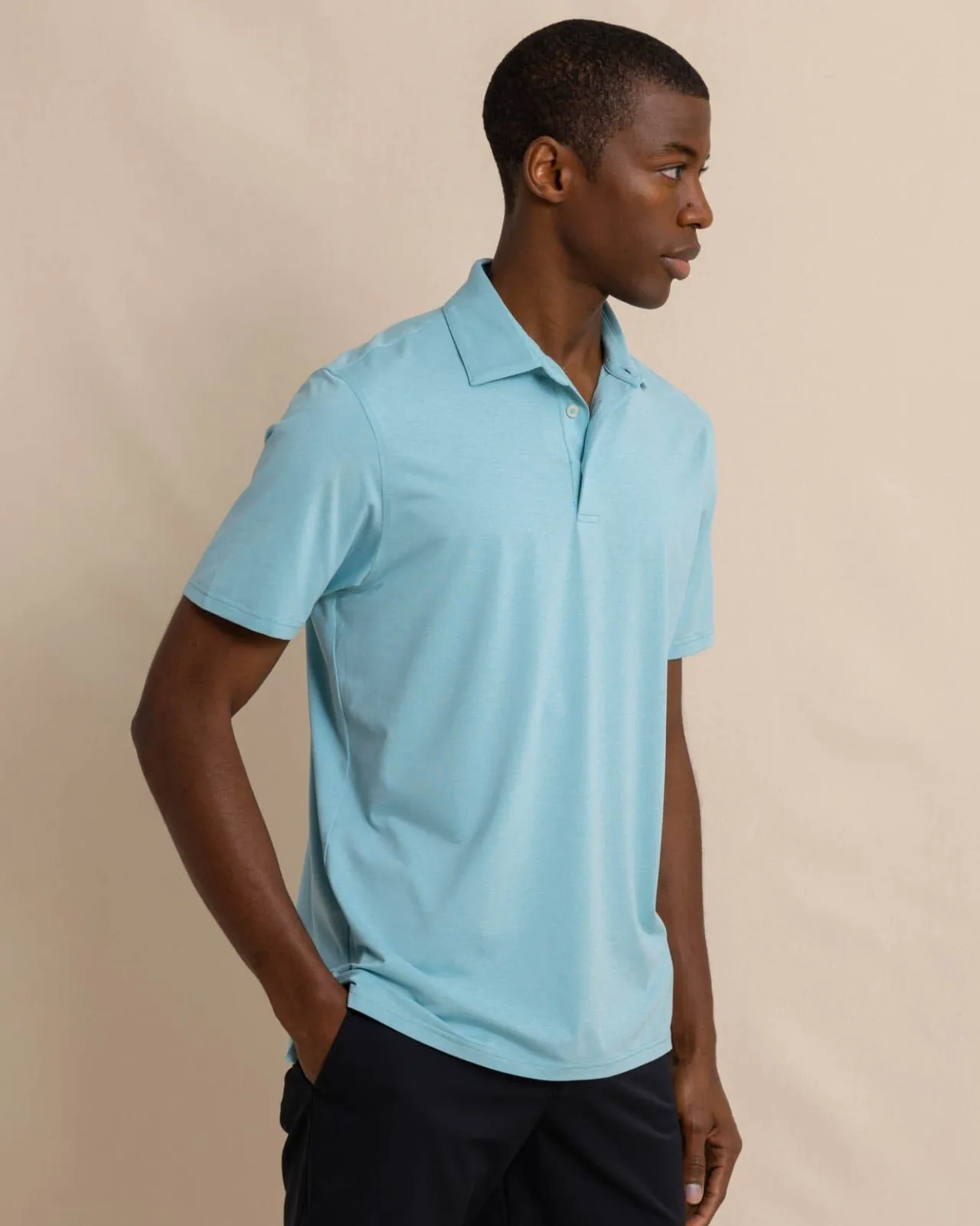 Southern Tide Brrr°®-Eeze Heather Performance Polo Shirt Fashion