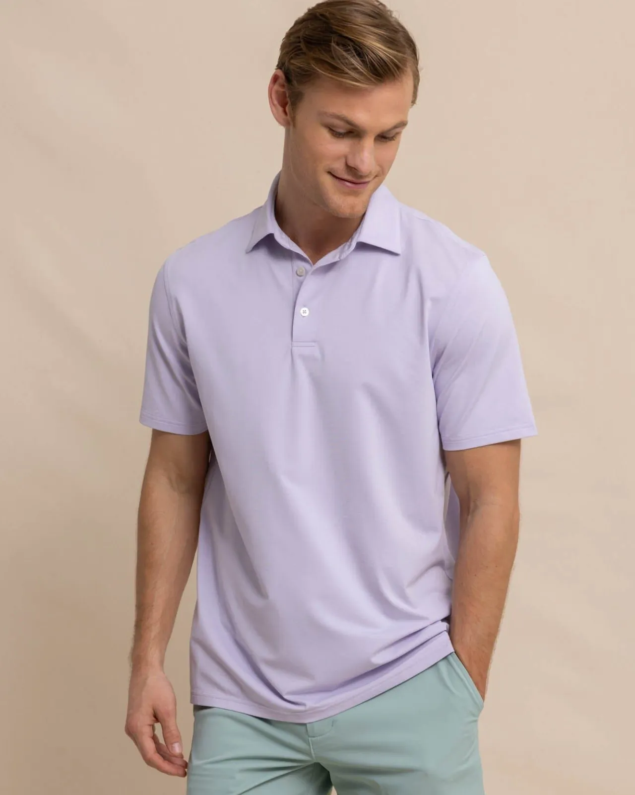 Southern Tide Brrr°®-Eeze Heather Performance Polo Shirt Fashion