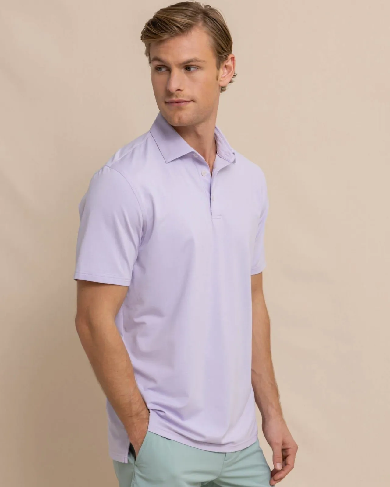 Southern Tide Brrr°®-Eeze Heather Performance Polo Shirt Fashion