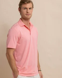 Southern Tide Brrr°®-Eeze Heather Performance Polo Shirt Fashion