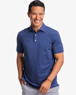 Southern Tide Brrr°®-Eeze Heather Performance Polo Shirt Fashion