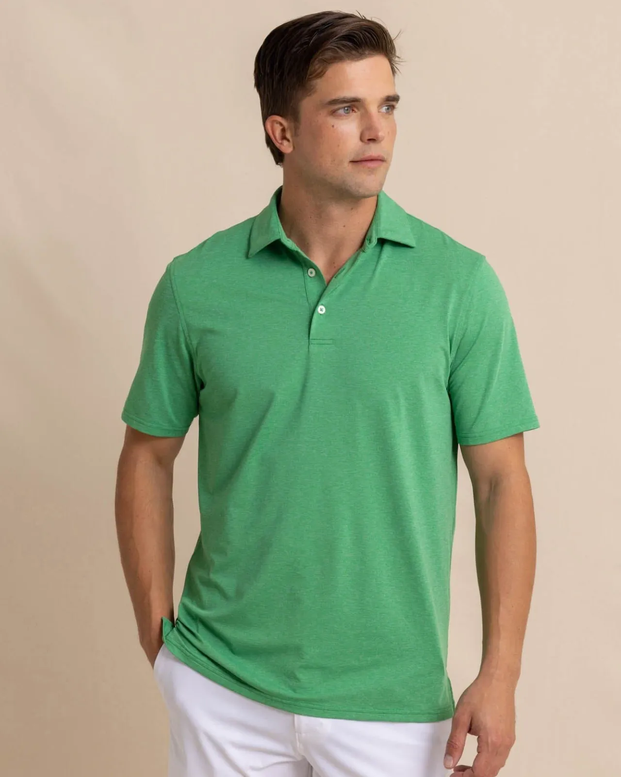 Southern Tide Brrr°®-Eeze Heather Performance Polo Shirt Fashion