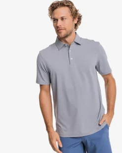 Southern Tide Brrr°®-Eeze Heather Performance Polo Shirt Fashion