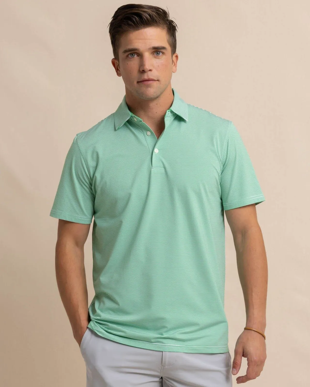 Southern Tide Brrr°-Eeze Meadowbrook Stripe Polo Fashion