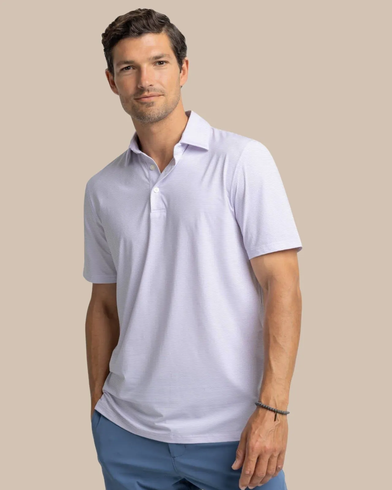 Southern Tide Brrr°-Eeze Meadowbrook Stripe Polo Fashion