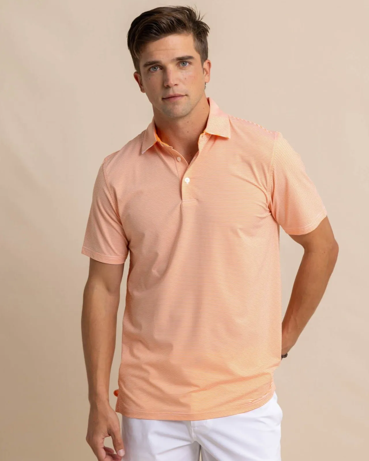 Southern Tide Brrr°-Eeze Meadowbrook Stripe Polo Fashion